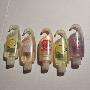 Avon Naturals Shower Gel Set Of 5 Scents 150ml Each Hook-Design Bottles-VTG